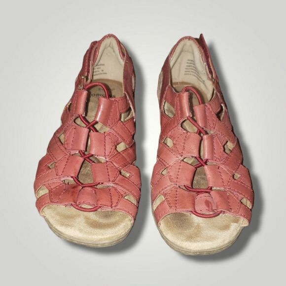 Earth Origins Sandals Size 6 M regal red Belle Bridget - Picture 2 of 7